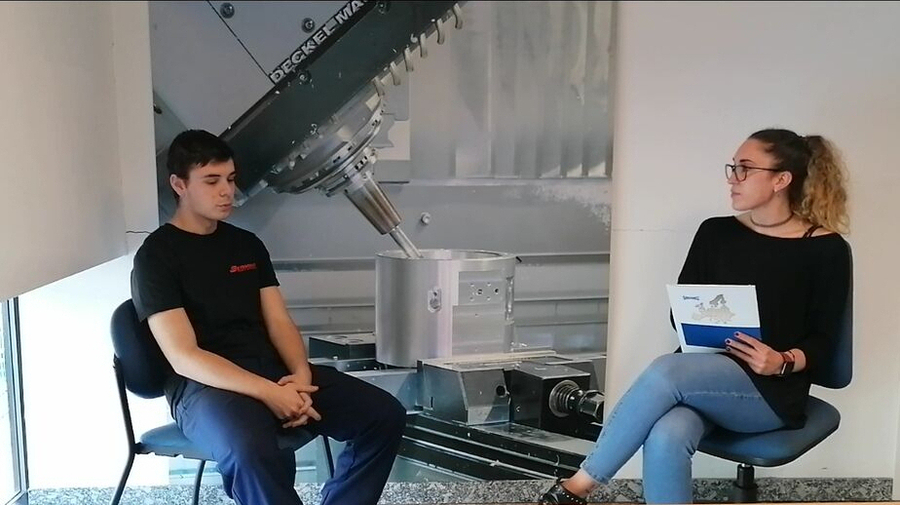 intervista al giovane studente meccanico Luca
