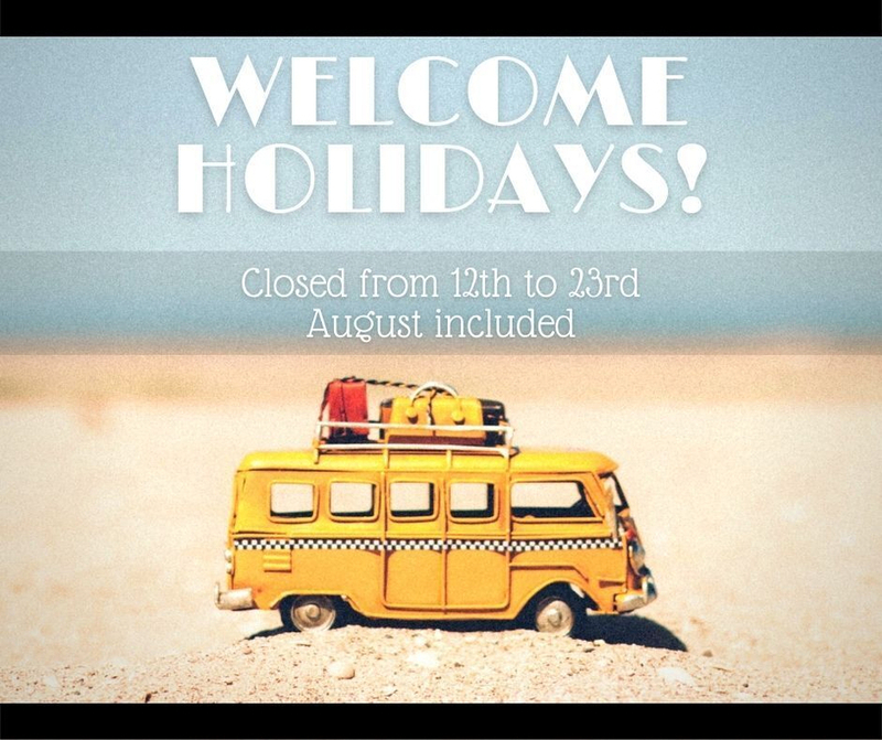 Welcome holidays